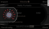 Display: Ventilatie-instelling